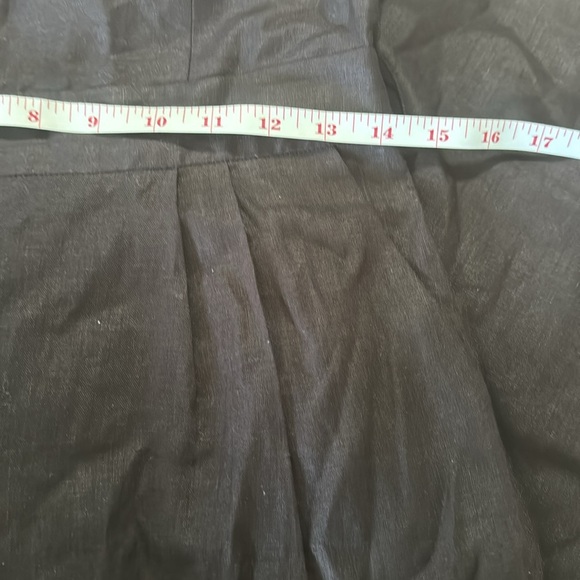 J Crew Cropped Pleated‎ Linen Zipper Backed Jumpsuit - Picture 10 of 11